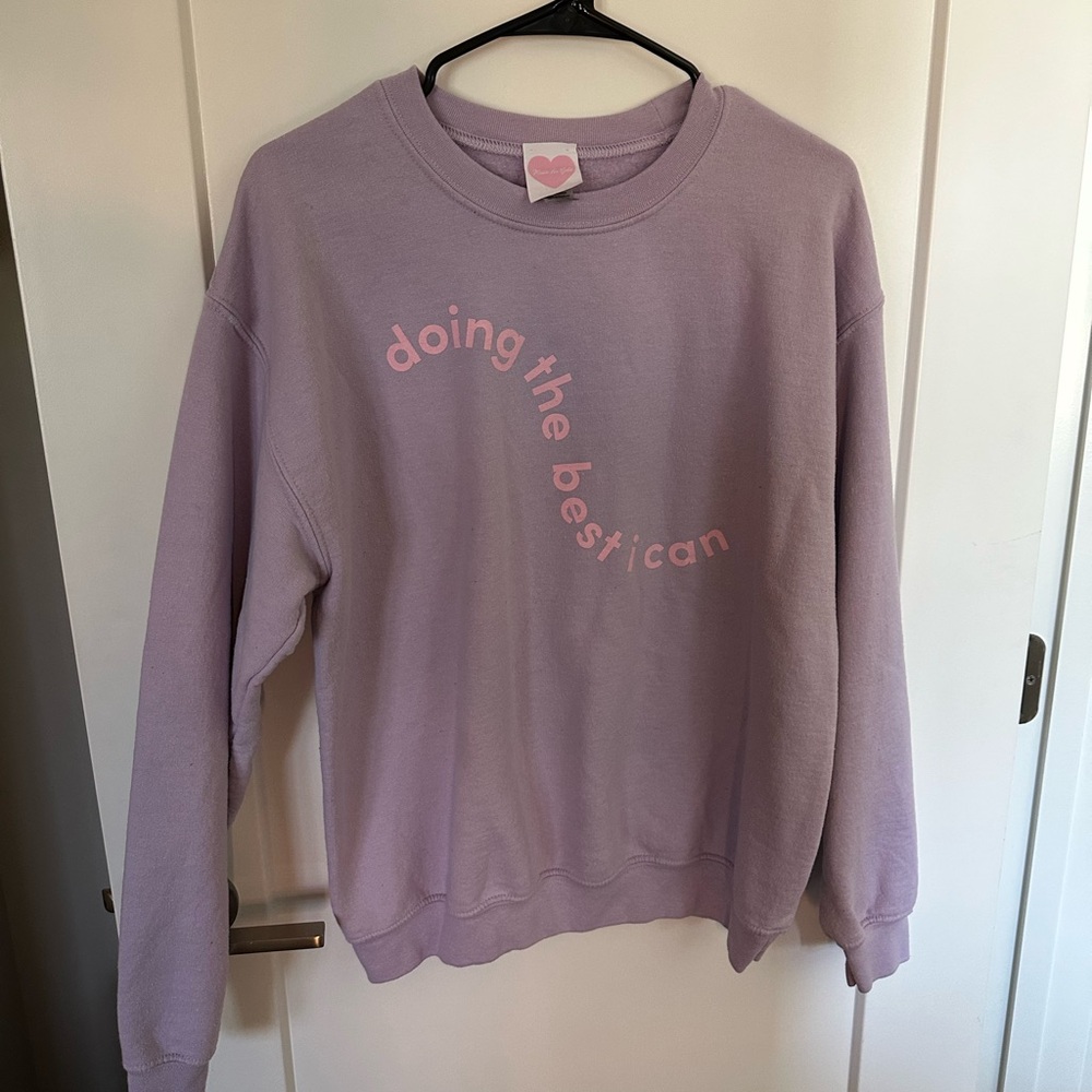 "Doing the best I can" Crewneck Size Medium